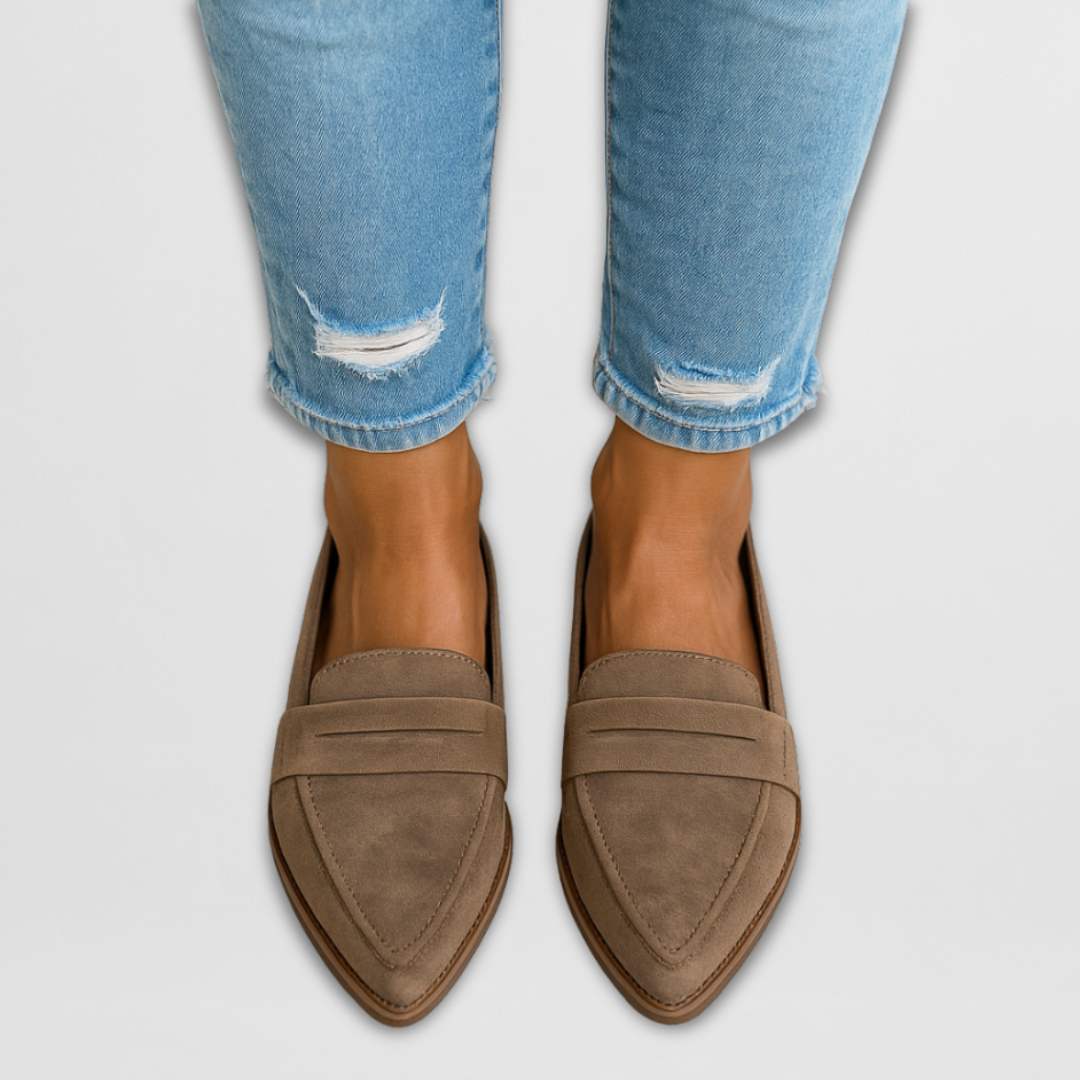 NADIA™ | Mocasines De Gamuza