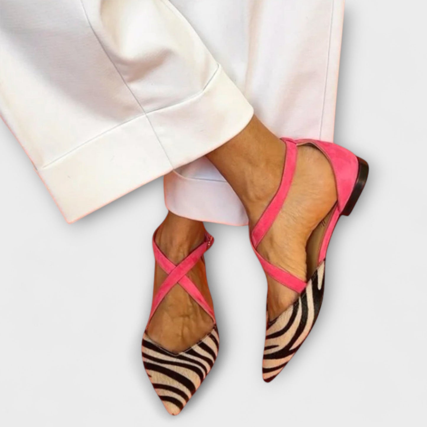 JOSEFINA™ | Mocasines con Banda Al Tobillo