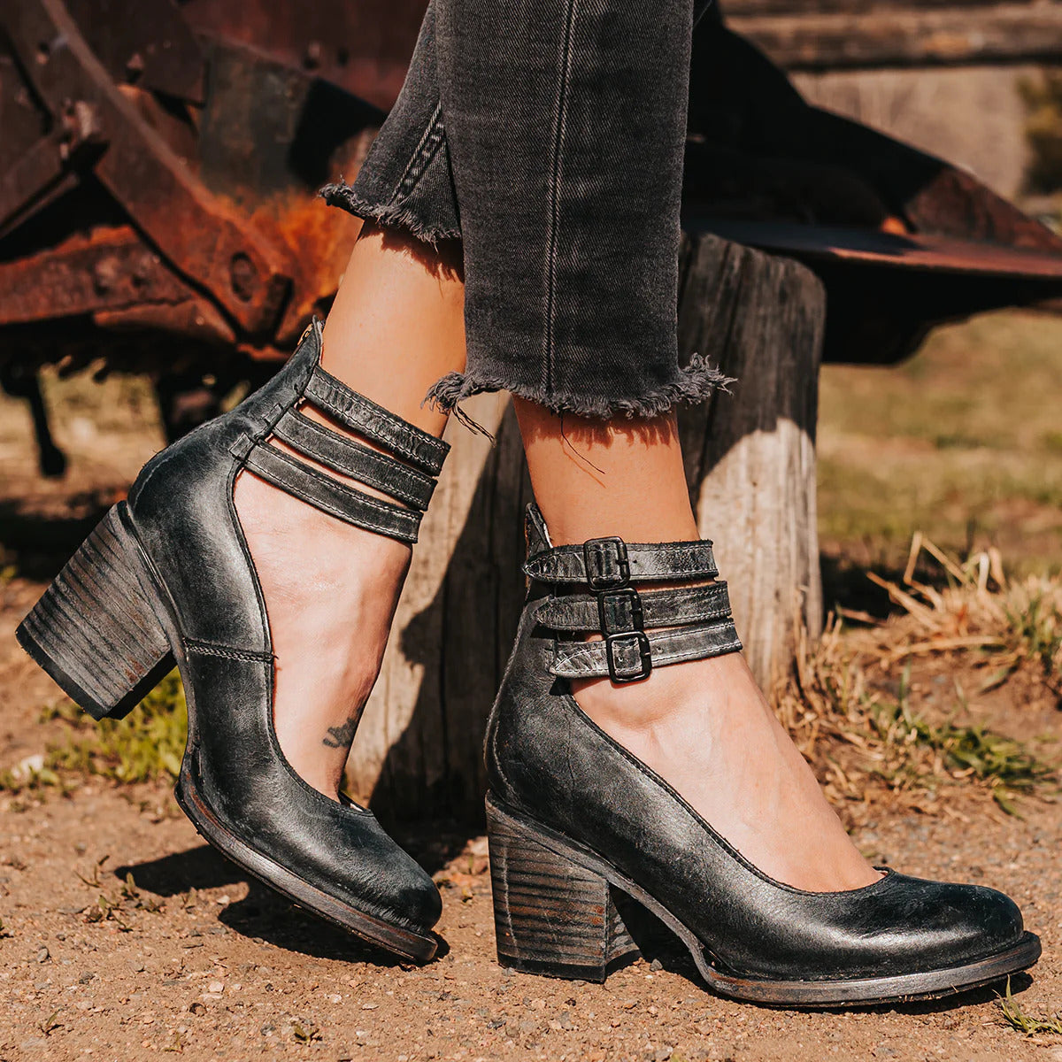 ISABEL™ | Sandalias Con Múltiples Tiras Y Tacón Grueso