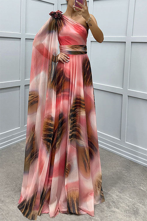 LILIANA™ | Maxi Vestido Con Escote Asimétrico
