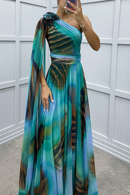 LILIANA™ | Maxi Vestido Con Escote Asimétrico