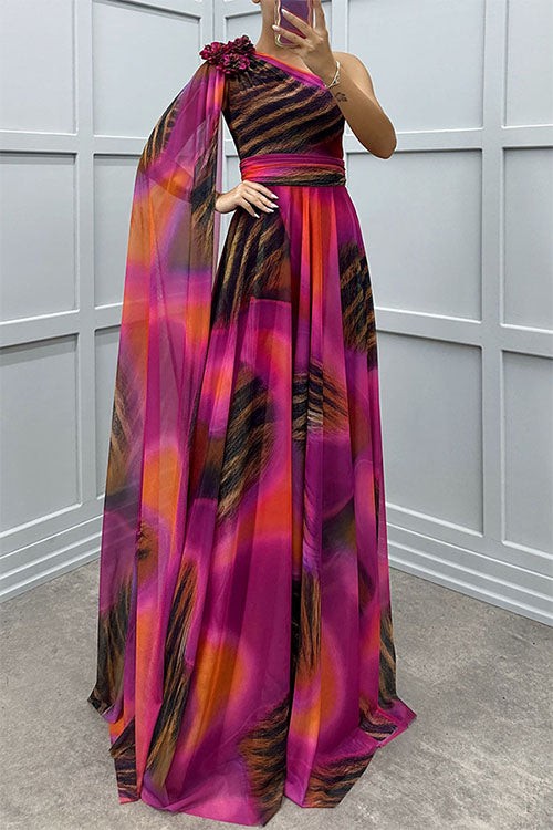 LILIANA™ | Maxi Vestido Con Escote Asimétrico
