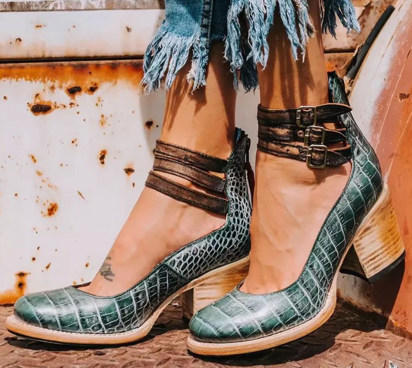 ISABEL™ | Sandalias Con Múltiples Tiras Y Tacón Grueso