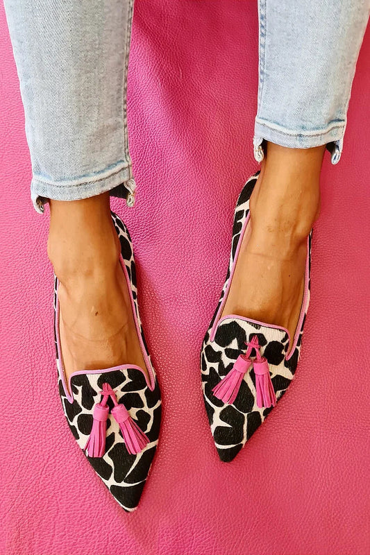 VALERIA™ | Mocasines Con Estampado Animal