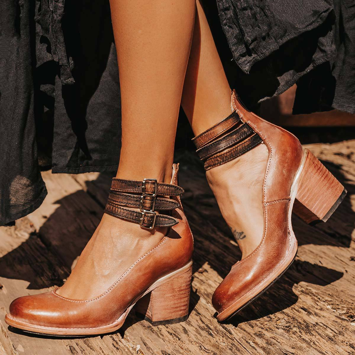 ISABEL™ | Sandalias Con Múltiples Tiras Y Tacón Grueso
