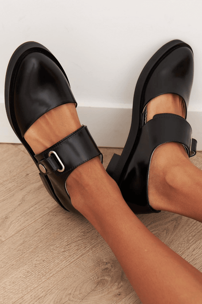 NADIA™ | Zapatos Con Correa Ajustable Y Hebilla
