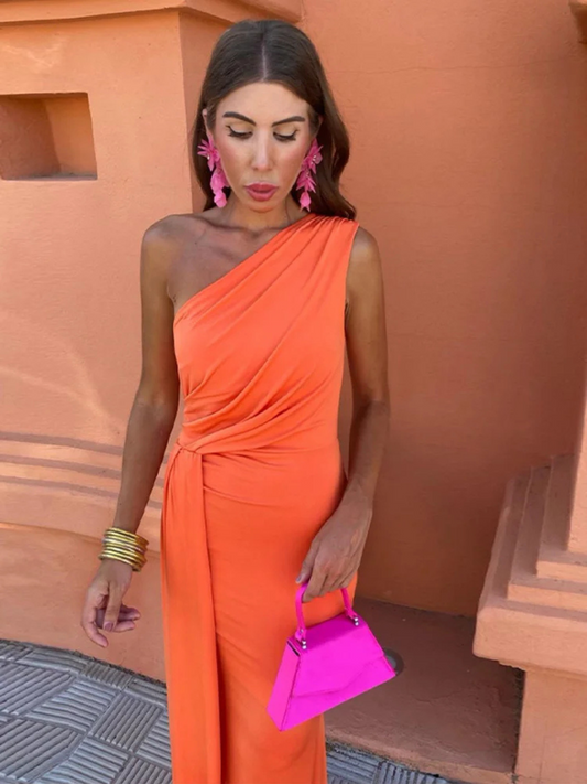 LIA™ | Maxi Vestido  Asimétrico