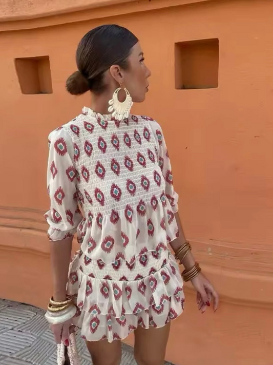 JULIETA™ | Vestido Con Estampado Elegante