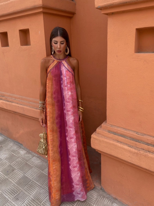 LUCIA™ | Vestido Elegante Con Escote Halter