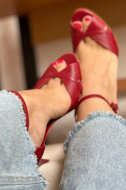 VALENTINA™ | Sandalias Con Tacón De Aguja