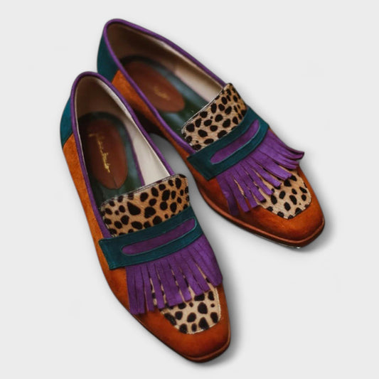 ZOE™ | Mocasines Con Estampado De Leopardo