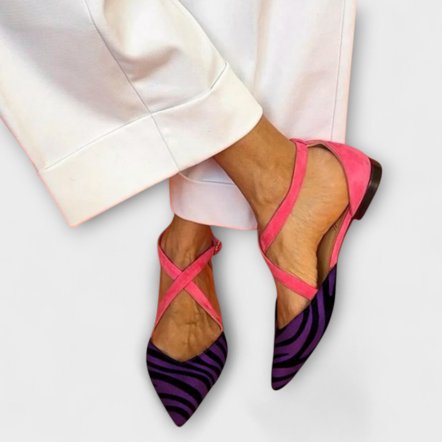 JOSEFINA™ | Mocasines con Banda Al Tobillo