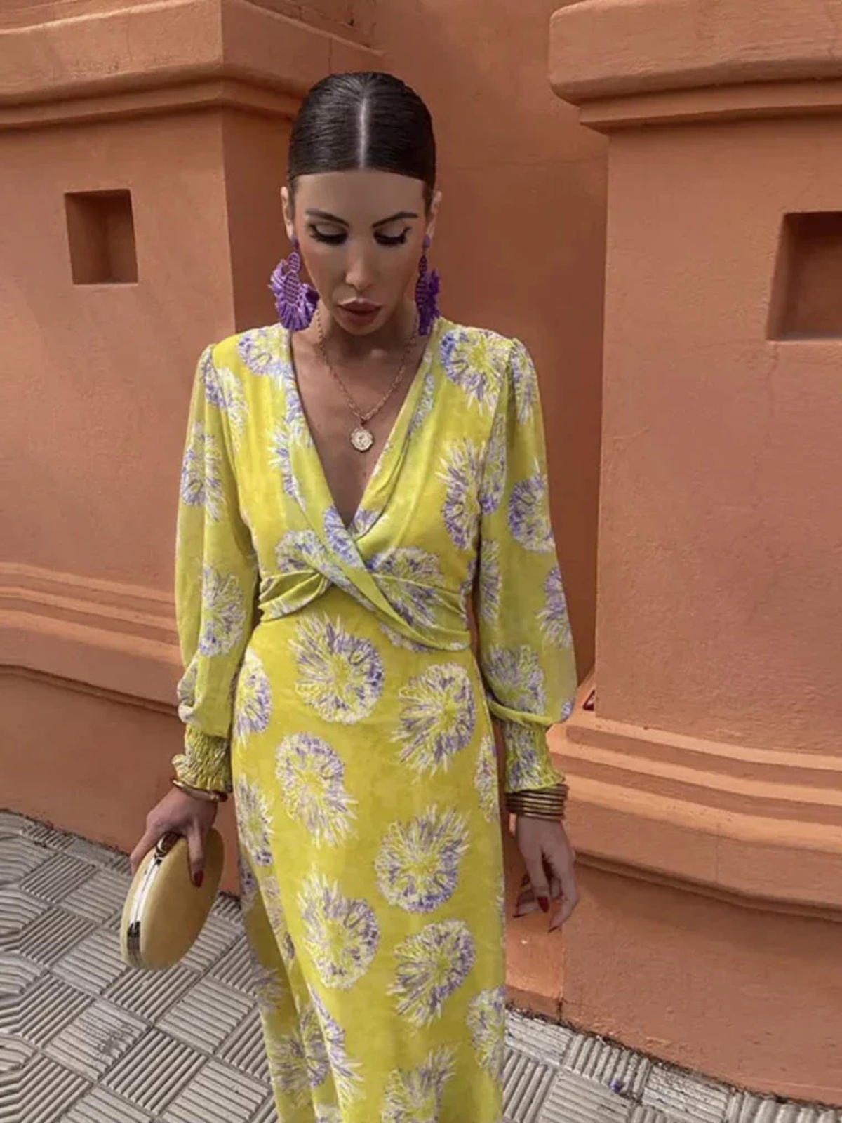 MARISA™ | Vestido Con Estampado Floral