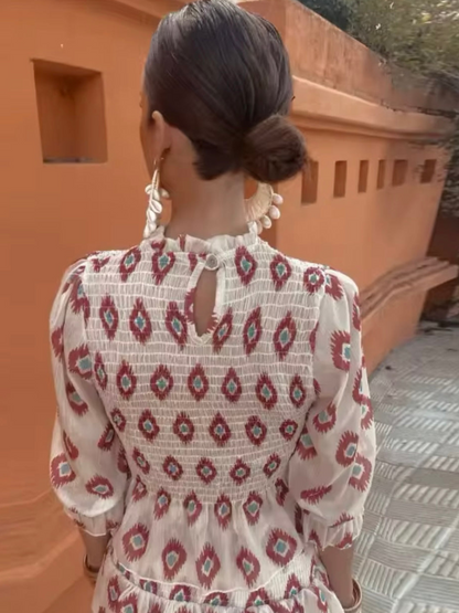 JULIETA™ | Vestido Con Estampado Elegante