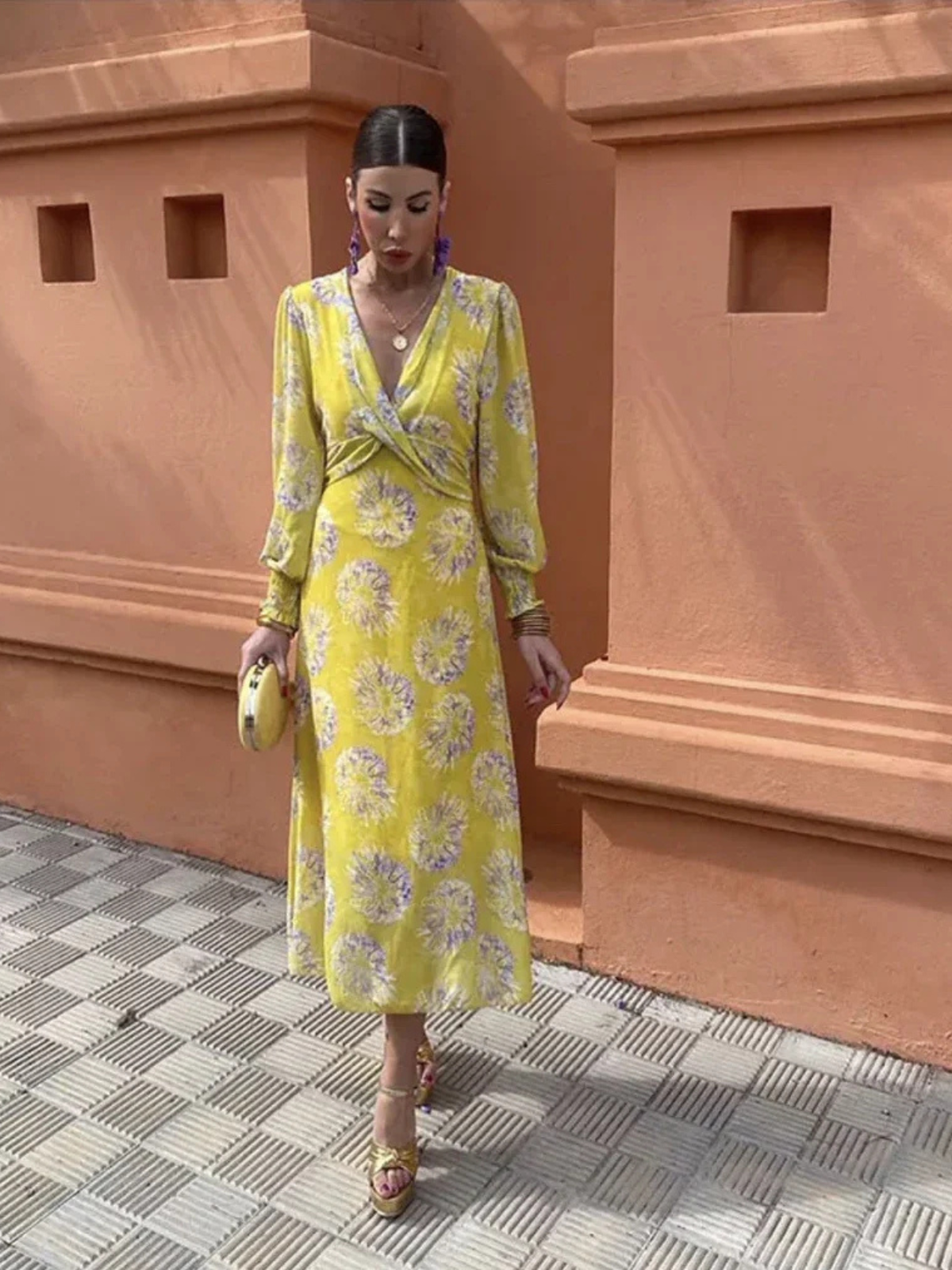 MARISA™ | Vestido Con Estampado Floral