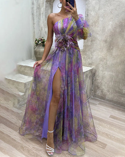 CECILIA™ | Vestido Con Escote Asimétrico