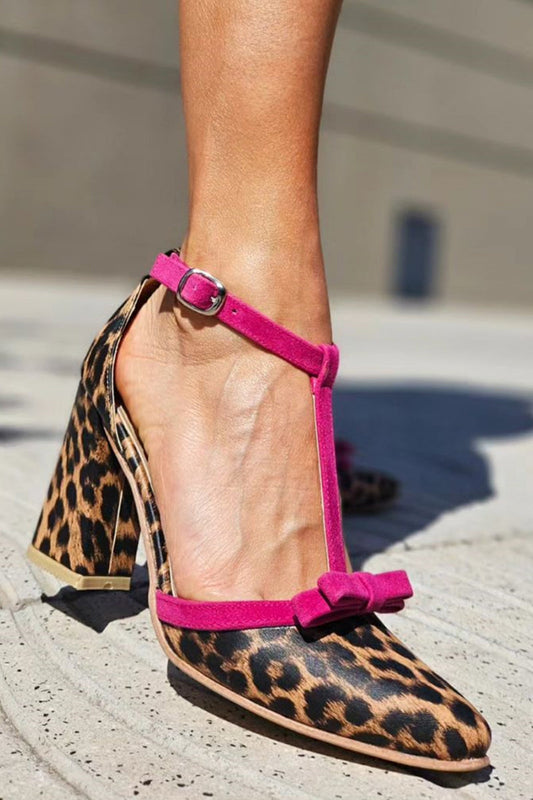 PAMELA™ | Sandalias Con Estampado De Leopardo
