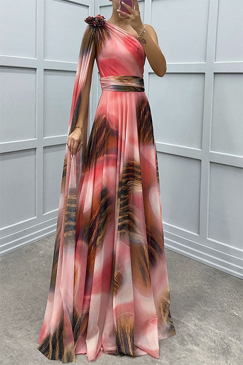 LILIANA™ | Maxi Vestido Con Escote Asimétrico