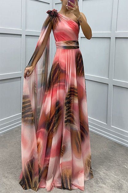 LILIANA™ | Maxi Vestido Con Escote Asimétrico