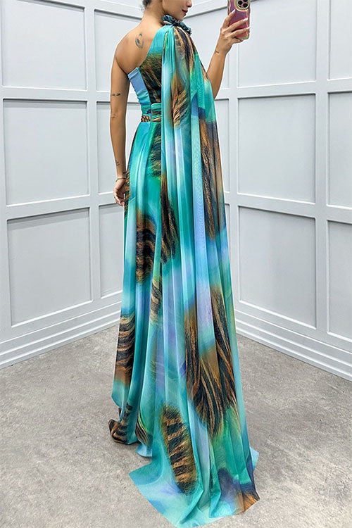 LILIANA™ | Maxi Vestido Con Escote Asimétrico