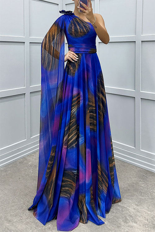 LILIANA™ | Maxi Vestido Con Escote Asimétrico