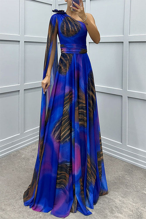 LILIANA™ | Maxi Vestido Con Escote Asimétrico