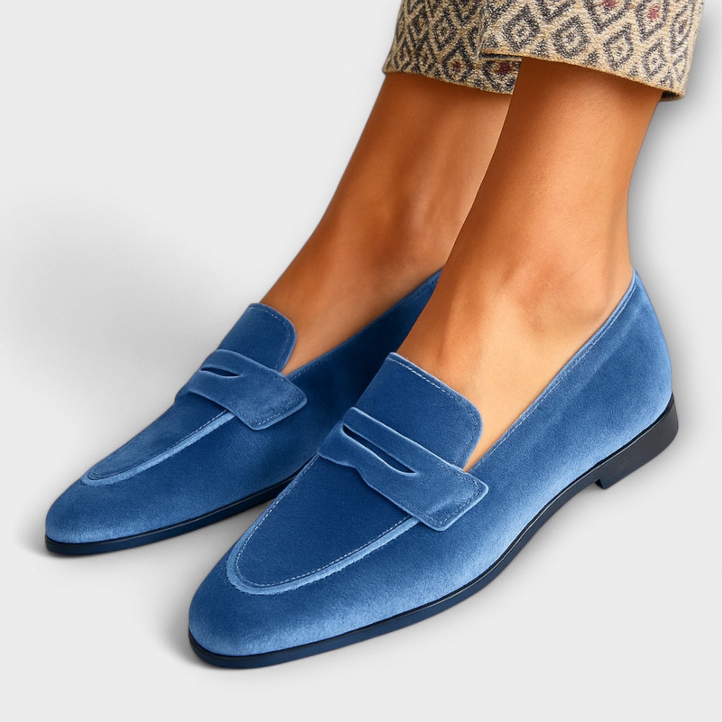 OLIVIA™ |  Mocasines De Terciopelo Suave
