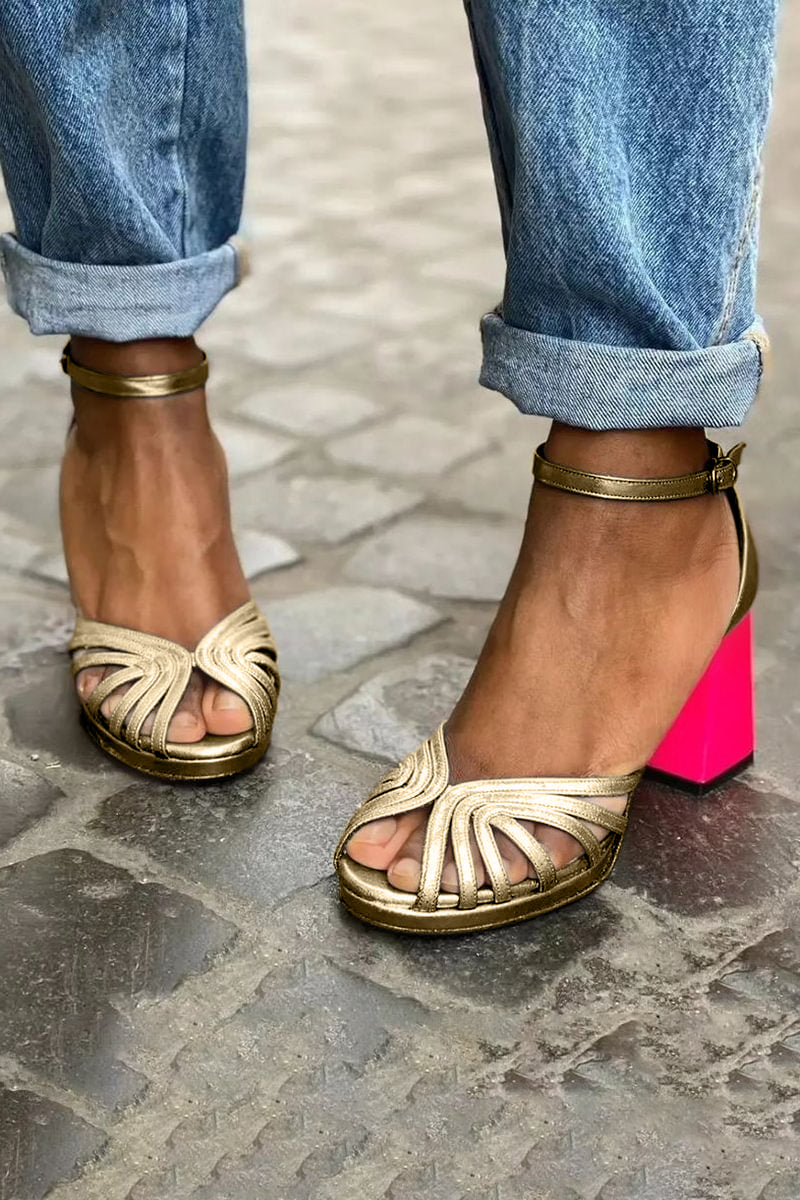 MIRNA™ | Sandalias Clásicas Y Brillantes
