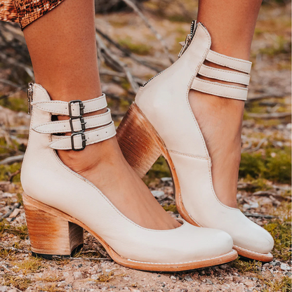 ISABEL™ | Sandalias Con Múltiples Tiras Y Tacón Grueso