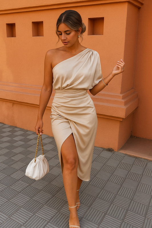 ALICIA™ | Vestido Elegante Y Asimétrico