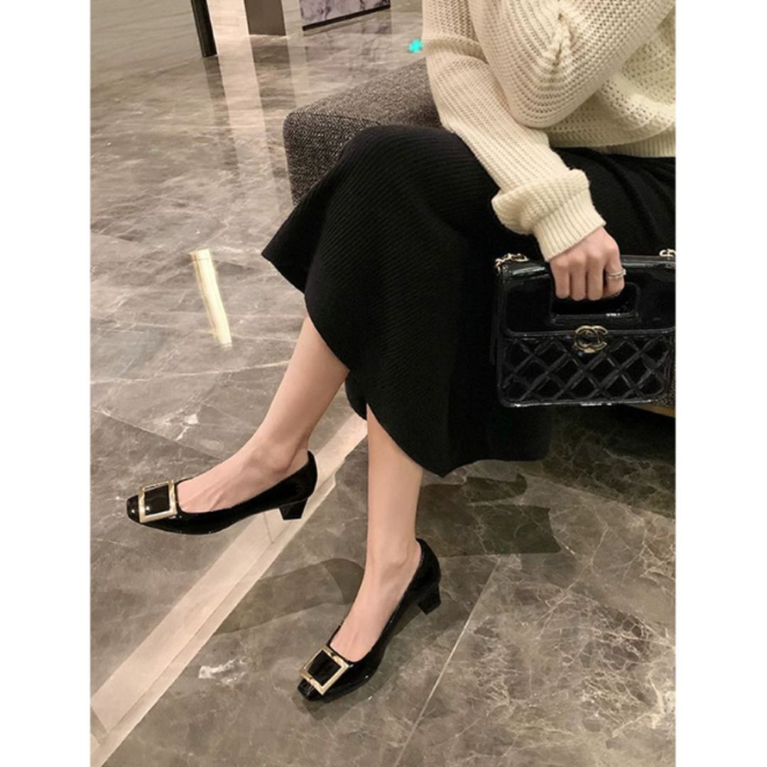 RITA™ | Sandalias Elegantes De Tacón Medio Y Punta Cuadrada