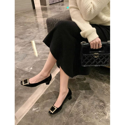 RITA™ | Sandalias Elegantes De Tacón Medio Y Punta Cuadrada