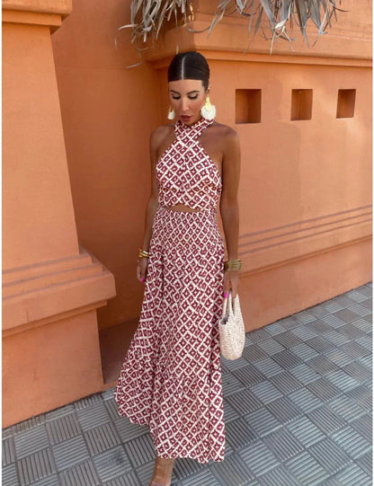 RAFAELA™ | Vestido Con Escote Halter