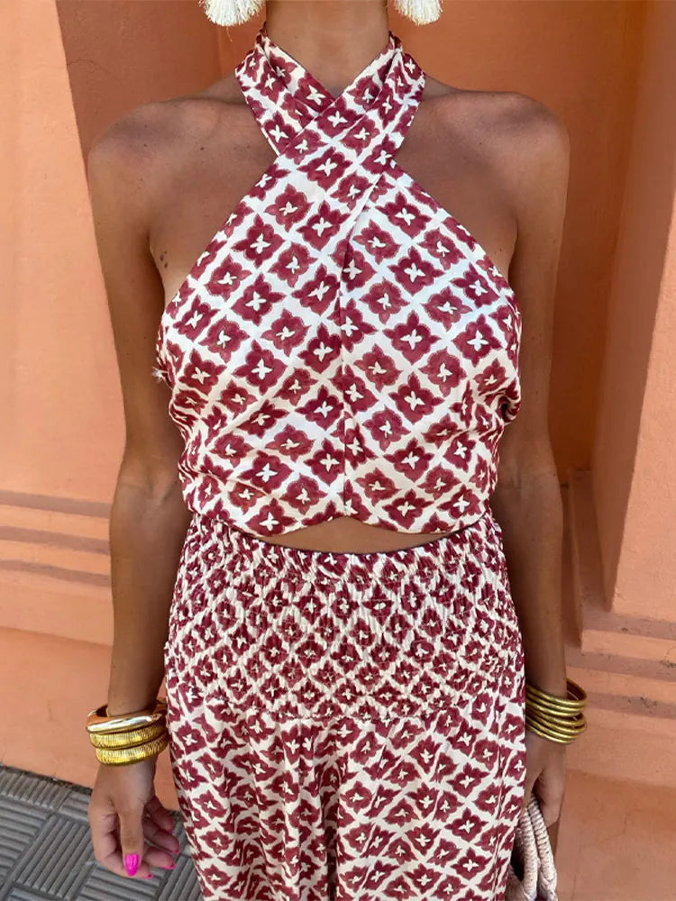 RAFAELA™ | Vestido Con Escote Halter