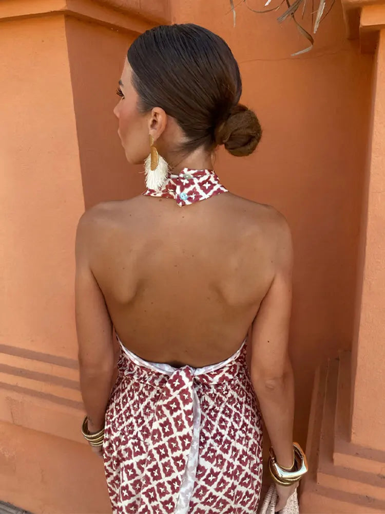 RAFAELA™ | Vestido Con Escote Halter