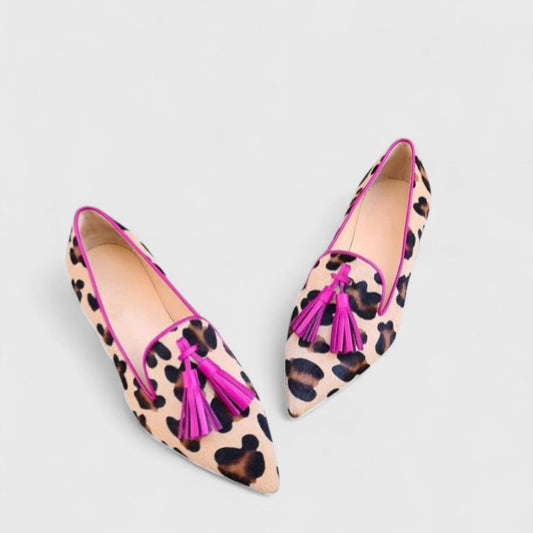 JULIANA™ | Mocasines Clásicos Con Estampado Animal