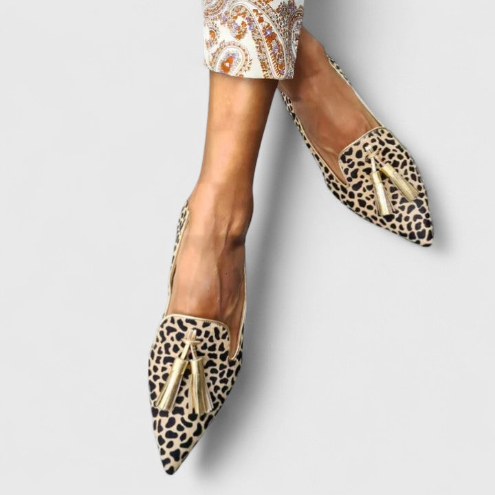 JULIANA™ | Mocasines Clásicos Con Estampado Animal