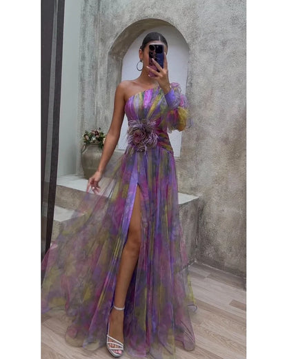 CECILIA™ | Vestido Con Escote Asimétrico
