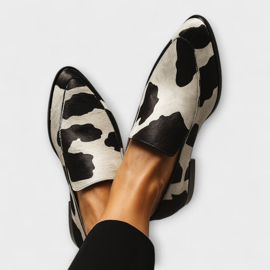 MARTINA™ | Mocasines Modernos Con Estampado Animal