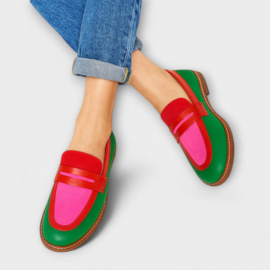 NAYLA™ | Mocasines Coloridos Con Estilo Informal