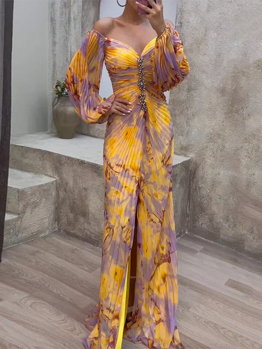 GISELE™ |  Elegante Vestido Con Escote En V