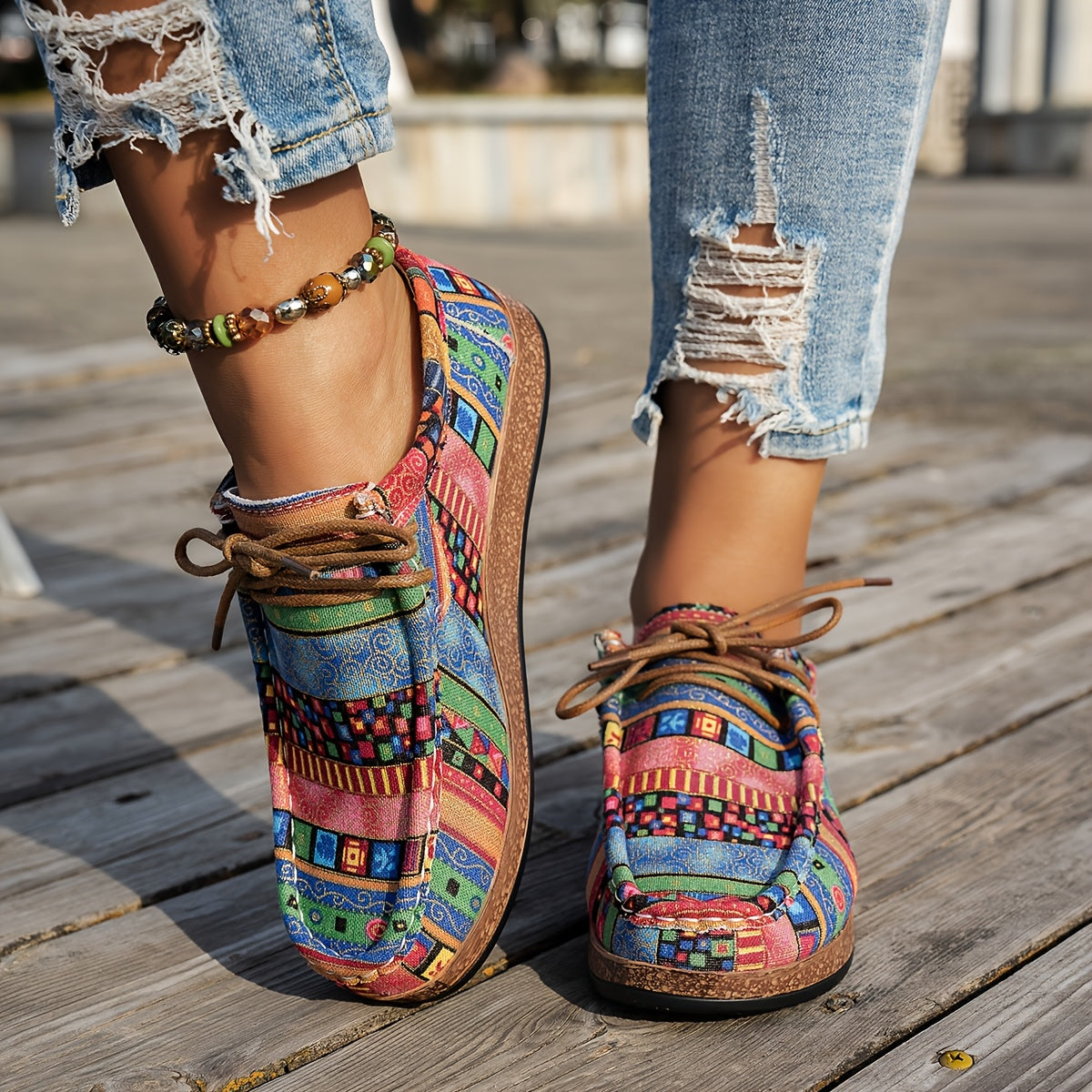 LEONOR™ | Zapatos Retro Coloridos
