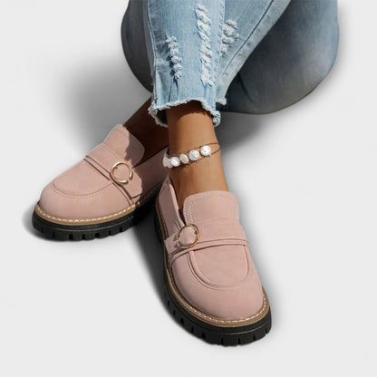 FLORENCIA™ | Mocasines Informales Con Punta Redonda