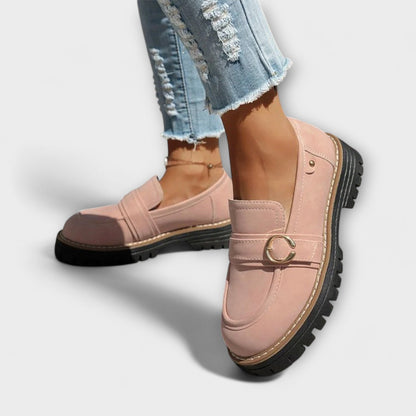 FLORENCIA™ | Mocasines Informales Con Punta Redonda