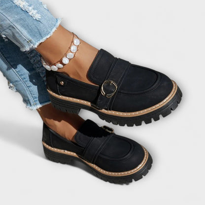 FLORENCIA™ | Mocasines Informales Con Punta Redonda