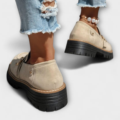 FLORENCIA™ | Mocasines Informales Con Punta Redonda