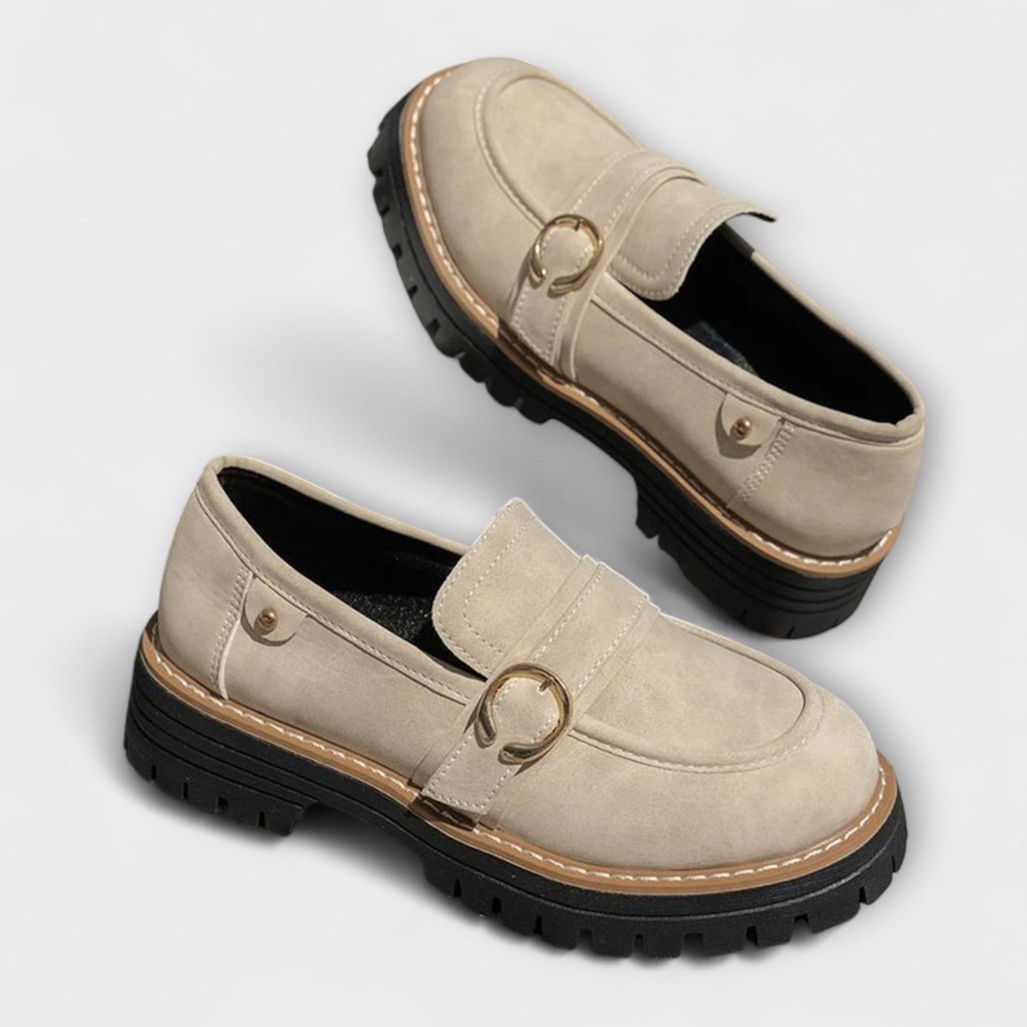 FLORENCIA™ | Mocasines Informales Con Punta Redonda