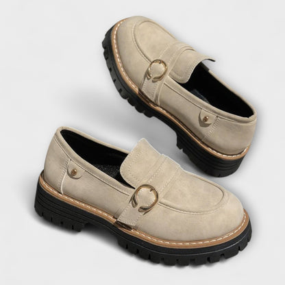 FLORENCIA™ | Mocasines Informales Con Punta Redonda