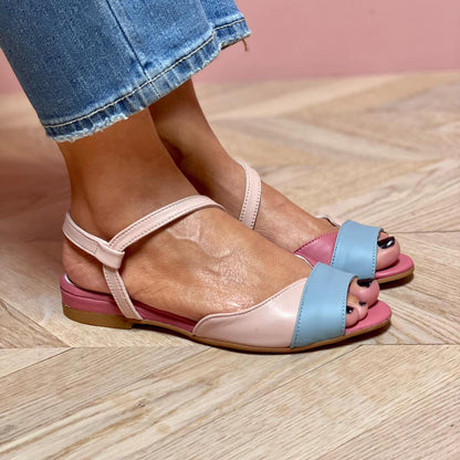 ROSAURA™ | Sandalias Asimétricas Y Coloridas