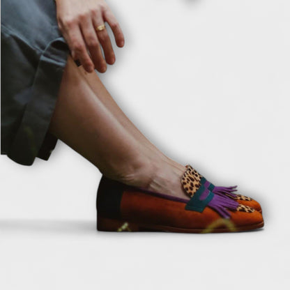 ZOE™ | Mocasines Con Estampado De Leopardo